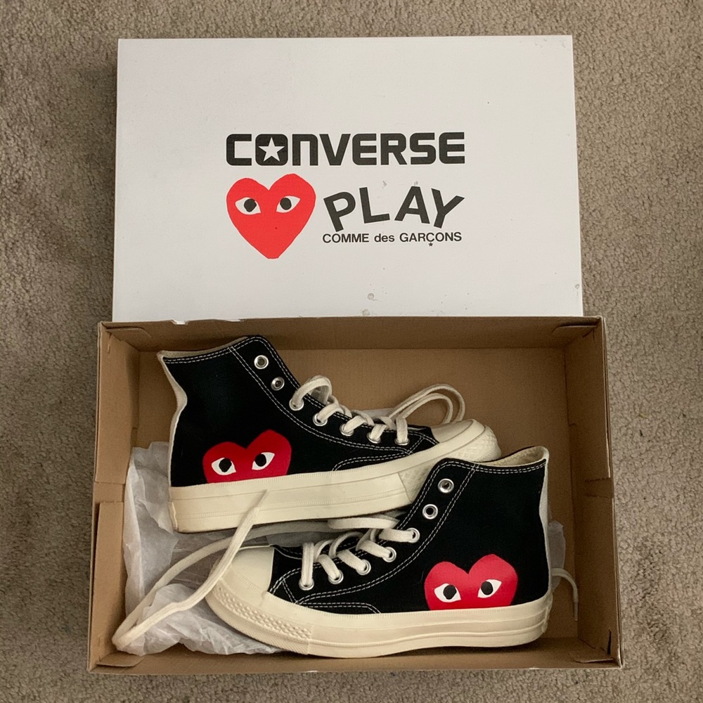 Comme Des Garçons Black Hightops